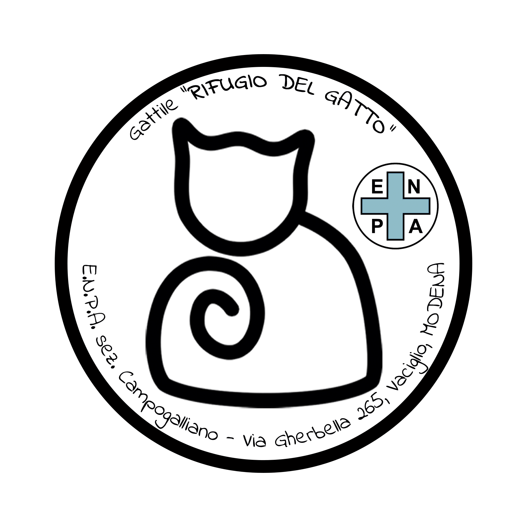 Logo Gattile Rifugio del gatto, gattile ENPA